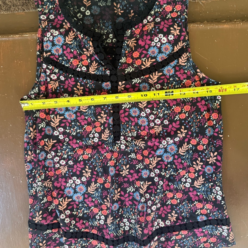 Lucky Brand Floral Sleeveless Top - Women’s Small - Picture 4 of 5